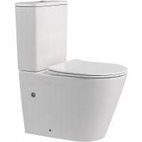 Унитаз компакт Abber Bequem AC1112 с бачком и сиденьем Микролифт — фото 1, Напольные унитазы