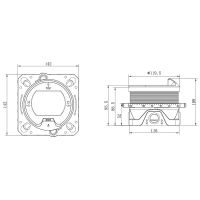 Душевая система Vincea Inspire VSFW-3I22MT3RMB с термостатом Черная матовая — фото 20, Встраиваемые душевые комплекты