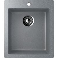 Кухонная мойка Ulgran Classic U-404-309 Темно-серая — фото 1, Кухонные мойки