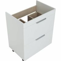 Тумба под раковину Aquanet Ирис new 70 Белый глянец арт-310153 — фото 4, Тумбы под раковину