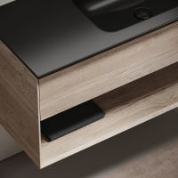 Тумба под раковину Sancos Marmi 1.0 100 R MR1.0100REG подвесная Дуб галифакс натуральный — фото 15, Мебель для ванной