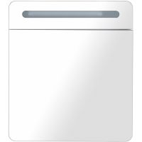 Зеркальный шкаф Aquanet Лукка 70 178955 с подсветкой Белый глянцевый — фото 2, Зеркальные шкафы в ванную