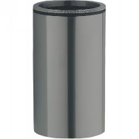 Стакан для зубных щеток Boheme Uno 10982-GM Оружейная сталь — фото 1, Мыльницы