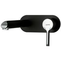 Смеситель для раковины Gappo G03-6 G1003-26 Черный матовый Хром — фото 2, Смесители для раковины