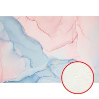 Фреска Ortograf Fluid art 34050 Фактура флок FLK Флизелин (4*2,7) Розовый/Голубой, Абстракция — фото 1, Фрески