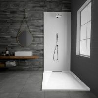 Душевой поддон из искусственного камня Vincea 100x80 VST-4SRL8010W Белый матовый — фото 3, Душевые поддоны из искусственного камня