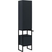 Товар: Шкаф пенал Allen Brau Priority 40 L 1.31006.AM Антрацит матовый - фото 3 Шкаф пенал Allen Brau Priority 40 L 1.31006.AM Антрацит матовый — фото 3, Мебель для ванной