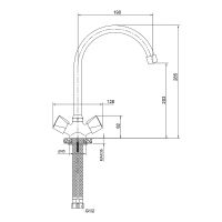 Смеситель для кухни WesnaArt Teplo TEP04-110 Хром — фото 3, Смесители для кухни