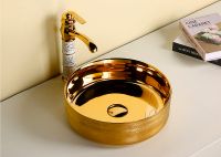 Товар: Раковина-чаша Ceruttispa 36 CR7044AS СТ9537 Золото - фото 3 Раковина-чаша Ceruttispa 36 CR7044AS СТ9537 Золото — фото 3, Раковины накладные