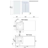Товар: Тумба с раковиной Orange Kandy 120 L OPKD-120TUW+RAL Белый глянец - фото 10 Тумба с раковиной Orange Kandy 120 L OPKD-120TUW+RAL Белый глянец — фото 10, Мебель для ванной
