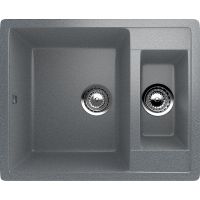 Кухонная мойка Ulgran Classic U-106-309 Темно-серая — фото 1, Кухонные мойки