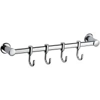 Вешалка для полотенец Haiba HB205-4 Хром — фото 1, Крючки для полотенец