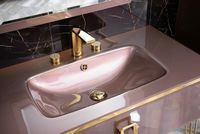 Смеситель для раковины Boheme Venturo 150-G-DIAMOND Золото глянцевое — фото 4, Смесители