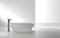 Ванна из искусственного камня Abber Berlin 170x75 AM9912 Белая без гидромассажа — фото 5, Ванны из искусственного камня