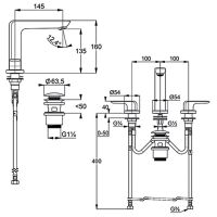 Товар: Смеситель для раковины Kludi Ameo 413930575 Хром - фото 4 Смеситель для раковины Kludi Ameo 413930575 Хром — фото 4, Смесители