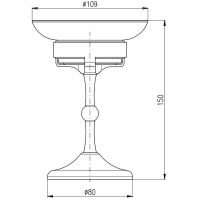 Мыльница Rav Slezak Morava MKA0301B Белая — фото 2, Мыльницы