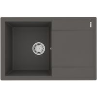 Кухонная мойка Lemark Imandra 760 9910029 Серый шелк — фото 1, Кухонные мойки