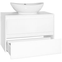 Товар: Тумба под раковину Style Line Монако 80 Люкс Plus подвесная Осина белая Белый Лакобель арт-ЛС-00000634 - фото 2 Тумба под раковину Style Line Монако 80 Люкс Plus подвесная Осина белая Белый Лакобель арт-ЛС-00000634 — фото 2, Тумбы под раковину