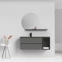 Товар: Тумба с раковиной Orans BC-2055-1200L 120 2055120L подвесная Темно-серая - фото 4 Тумба с раковиной Orans BC-2055-1200L 120 2055120L подвесная Темно-серая — фото 4, Тумбы с раковиной