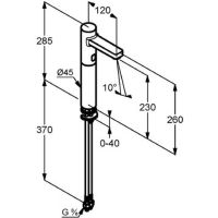 Смеситель для раковины Kludi Zenta 3810605 Хром — фото 2, Смесители