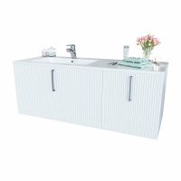 Товар: Тумба с раковиной SanVit Рольф L 120 krolfL120 подвесная Белый глянец - фото 2 Тумба с раковиной SanVit Рольф L 120 krolfL120 подвесная Белый глянец — фото 2, Тумбы с раковиной