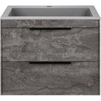 Товар: Тумба под раковину Vincea Chiara 2D 60 VMC-2C2600GS подвесная G.Stone - фото 3 Тумба под раковину Vincea Chiara 2D 60 VMC-2C2600GS подвесная G.Stone — фото 3, Тумбы под раковину