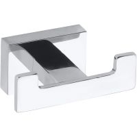 Двойной крючок Bemeta Plaza 118106032 Хром — фото 1, Крючки для полотенец