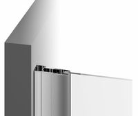 Душевая стенка Ravak Blix BLPS-80 9BH40C00ZG профиль Хром стекло Grape — фото 4, Боковые стенки