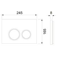 Товар: Комплект унитаза-биде Tece Spring S 955799 с инсталляцией с сиденьем Микролифт и клавишей смыва Хром глянцевый - фото 13 Комплект унитаза-биде Tece Spring S 955799 с инсталляцией с сиденьем Микролифт и клавишей смыва Хром глянцевый — фото 13, Унитазы