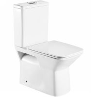 Унитаз компакт WeltWasser Zinnbach 001 GL-WT 10000009967 Белый глянец с бачком и сиденьем Микролифт — фото 1, Напольные унитазы