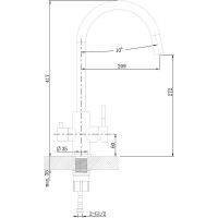 Смеситель для кухни Agger Zest Черный арт-A0700744 — фото 9, Смесители для кухни