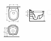 Унитаз биде beWash Bekinger 87303606 подвесной Черный глянец с сиденьем Микролифт — фото 4, Унитазы