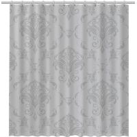 Шторка для ванны Fixsen Korsar FX-2518 200х180 Серая — фото 1, Шторы для ванной