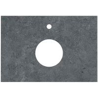 Столешница под раковину Kerama Marazzi Canaletto Роверелла 70 CN70.DL501320R Серая темная матовая — фото 2, Раковины