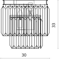 Товар: Настенный светильник Divinare Nova 3001/01 AP-2 Прозрачный Черный - фото 5 Настенный светильник Divinare Nova 3001/01 AP-2 Прозрачный Черный — фото 5, Бра