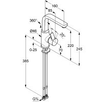 Товар: Смеситель для раковины Kludi Zenta 420260575 Хром - фото 4 Смеситель для раковины Kludi Zenta 420260575 Хром — фото 4, Смесители