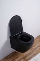 Товар: Унитаз Esbano Azalea ESUPAZALBM подвесной Черный матовый с сиденьем Микролифт - фото 5 Унитаз Esbano Azalea ESUPAZALBM подвесной Черный матовый с сиденьем Микролифт — фото 5, Подвесные унитазы