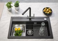 Кухонная мойка Alveus Granital Atrox 40 Concrete G81 790x500 1140446 Бетон — фото 3, Кухонные мойки