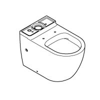 Товар: Унитаз компакт Grohe Bau Ceramic 39910000 без бачка и сиденья - фото 6 Унитаз компакт Grohe Bau Ceramic 39910000 без бачка и сиденья — фото 6, Напольные унитазы