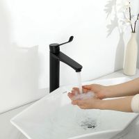 Смеситель для раковины Gappo G21-6 G1021-26 Черный матовый — фото 12, Смесители