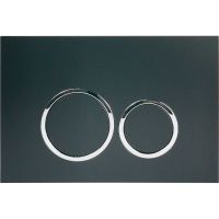 Клавиша смыва Ceruttispa CR05BK Черная матовая — фото 1, Кнопки смыва