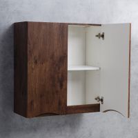 Подвесной шкаф BelBagno Fly-Marino 70 FLY-MARINO-700-2A-SC-RW-P Rovere Moro — фото 1, Шкафы для ванной