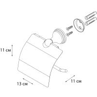 Товар: Держатель туалетной бумаги Grampus Laguna GR-7810 Хром - фото 2 Держатель туалетной бумаги Grampus Laguna GR-7810 Хром — фото 2, Держатели туалетной бумаги