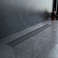 Душевой лоток AM.PM PrimeFlow 70 W02SC-U11-070-04BM с Черной матовой решеткой / под плитку Tile — фото 5, Душевые лотки