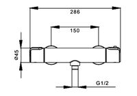 Смеситель для душа Gappo G2090 с термостатом Хром — фото 12, Смесители