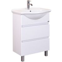 Тумба под раковину Onika Элита 60.13 106120 Белая — фото 1, Тумбы под раковину