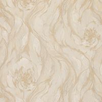 Обои Fipar Gold R 23622 Винил на флизелине (1,06*10,05) Бежевый/Золото/Серый, Мрамор/Цветы — фото 1, Обои для стен