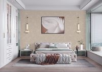 Обои Bernardo Bartalucci Carnazza 5057-1 Флизелин (1,06*10) Белый, Вензель — фото 3, Обои для стен