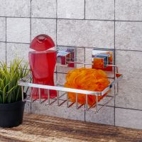 Товар: Полка корзина Tekno-tel EF241 Хром - фото 2 Полка корзина Tekno-tel EF241 Хром — фото 2, Полки для ванной и душа