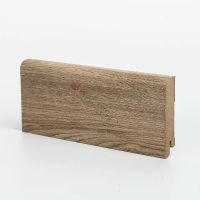 Плинтуса Deartio Древесные декоры  B202-10 Дуб Янтарный МДФ 2050х80х16 мм — фото 1, Напольные плинтусы